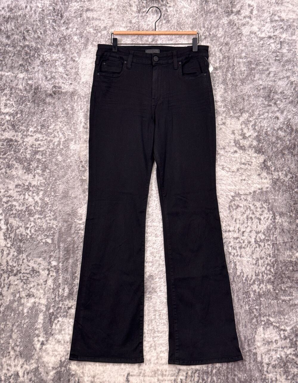 New Kut From The Kloth Natalie High Rise Bootcut Jeans 12 Womens Black
